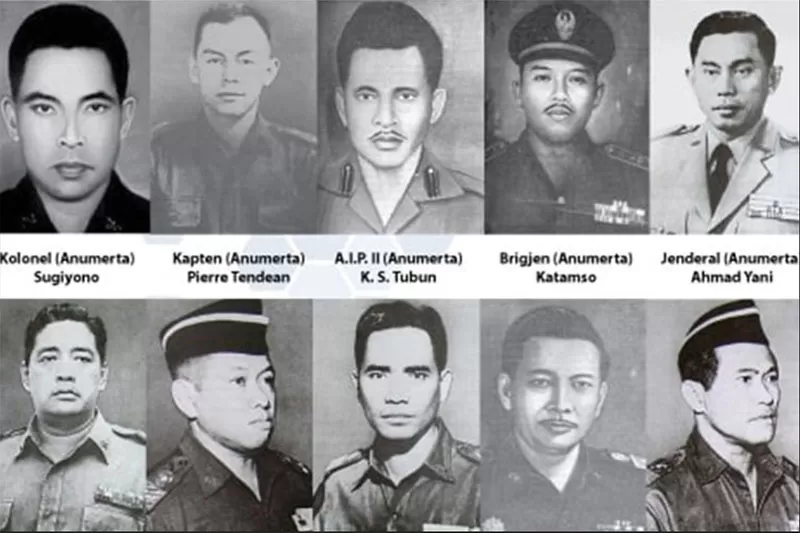 Sejarah Pemberontakan G30S/PKI, 6 Jenderal TNI AD Gugur, Dikubur Jadi ...