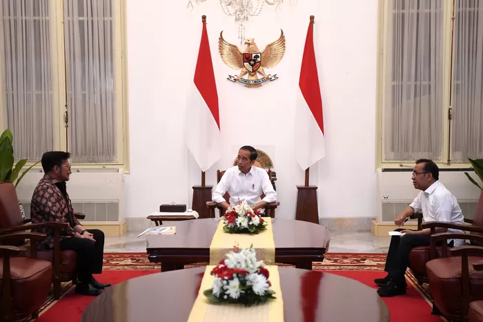 Bertemu Di Istana, Pertemuan Presiden Jokowi Dan Syahrul Yasin Limpo ...