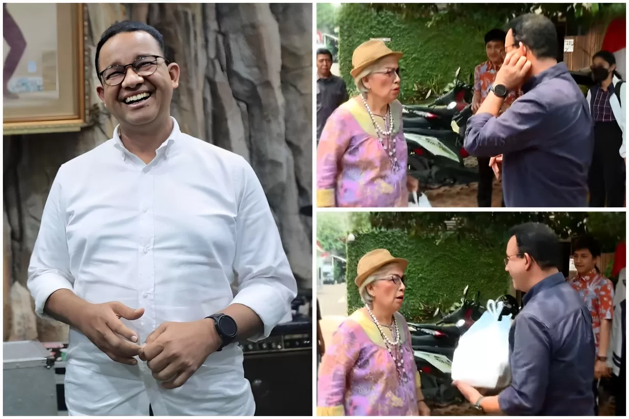 Potret Anies Baswedan usai doorstep disebut dapat 'gratifikasi' dari tetangga  (kolase Instagram/aniesbaswedan/X/fajarnugros)