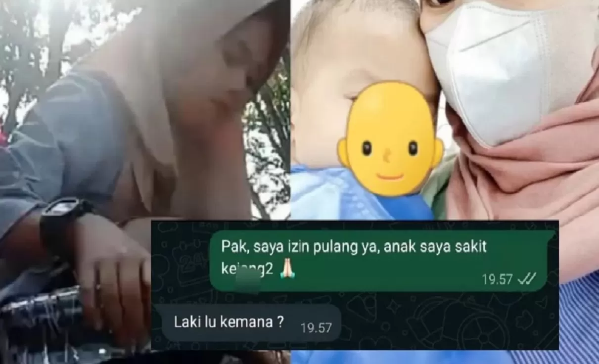 Viral Kisah seorang ibu tak diizinkan pulang oleh bosnya saat anaknya sakit. (Instagram: @ohmeygatt)