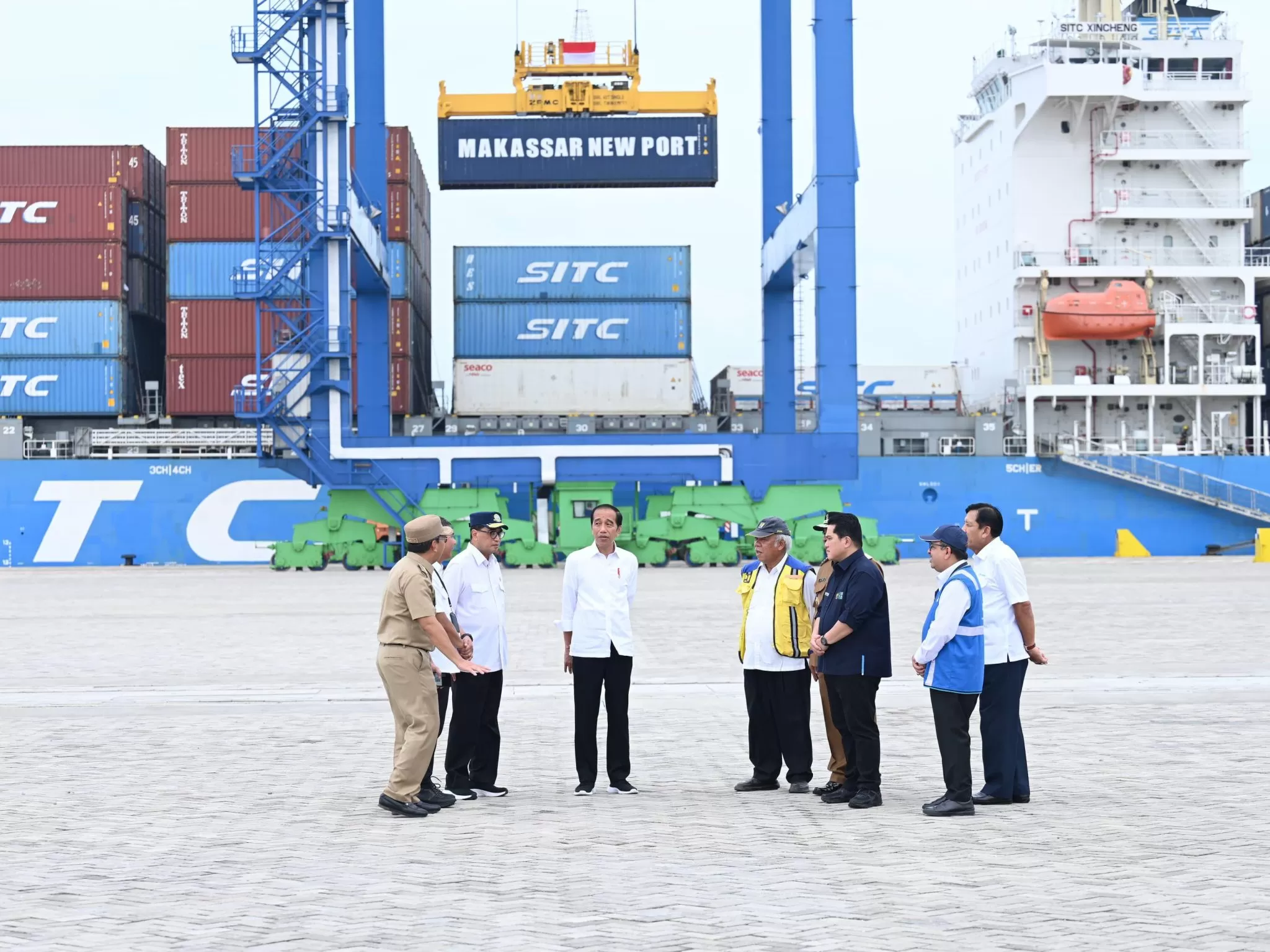 Mantap Boss! Pak Jokowi Resmikan Makassar New Port Yang Siap Jadi Hub ...