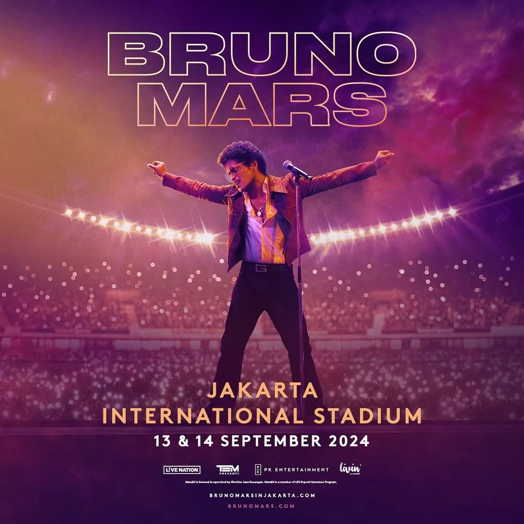 Bruno Mars Gelar Konser di Jakarta pada 13 dan 14 September, Segini