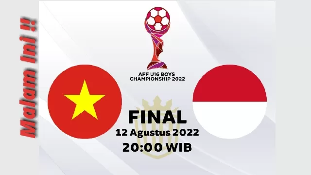 Timnas Indonesia U-16 melaju ke final AFF U-16 2022 usai si semifinal mengalhkan Timnas Myanmar lewat adu pinalti. DI final Indonesia ditantang Vietnam.