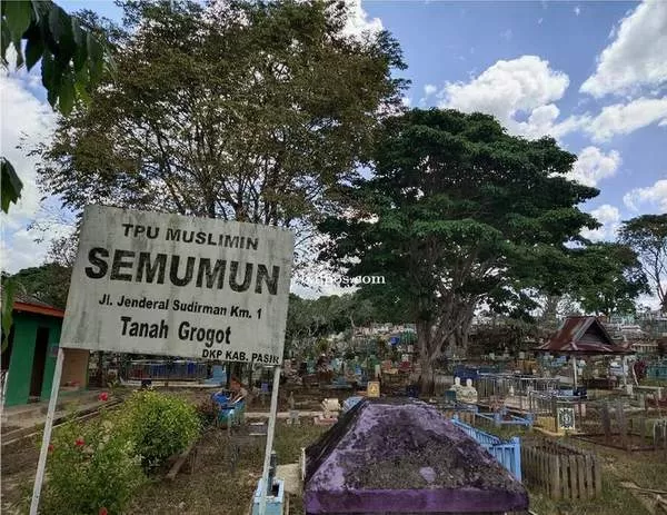 PEMAKAMAN UMUM: TPU Semumun di Kecamatan Tanah Grogot sudah mulai penuh