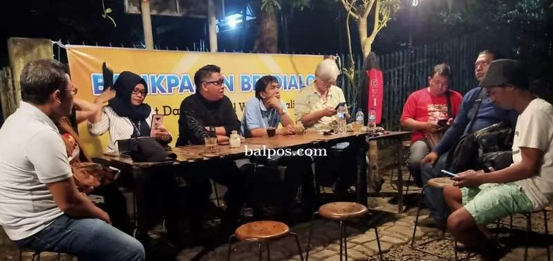 SERIUS:Dialog publik yang membahas Calon Wakil Wali Kota Balikpapan pendamping Wali Kota Sabtu (27/7) malam.