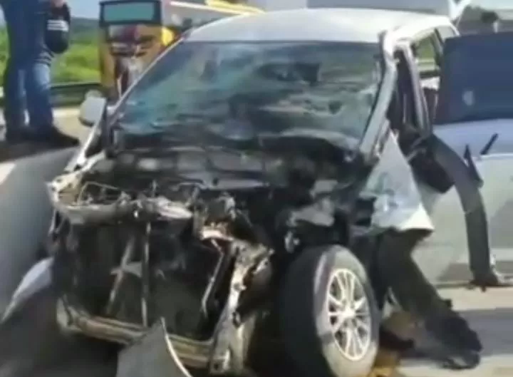 Kondisi kendaraan setelah kecelakaan