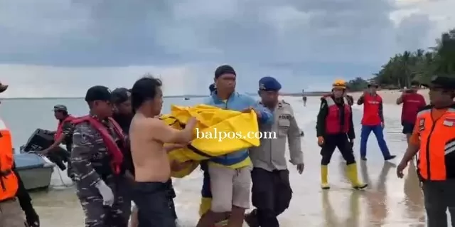 KORBAN TENGGELAM: Kasus tenggelam di Pantai Banua Patra yang terjadi akibat bermain tanpa pengawasan. Dalam 2 pekan terakhir, terdapat 3 kejadian orang tenggelam. IST.