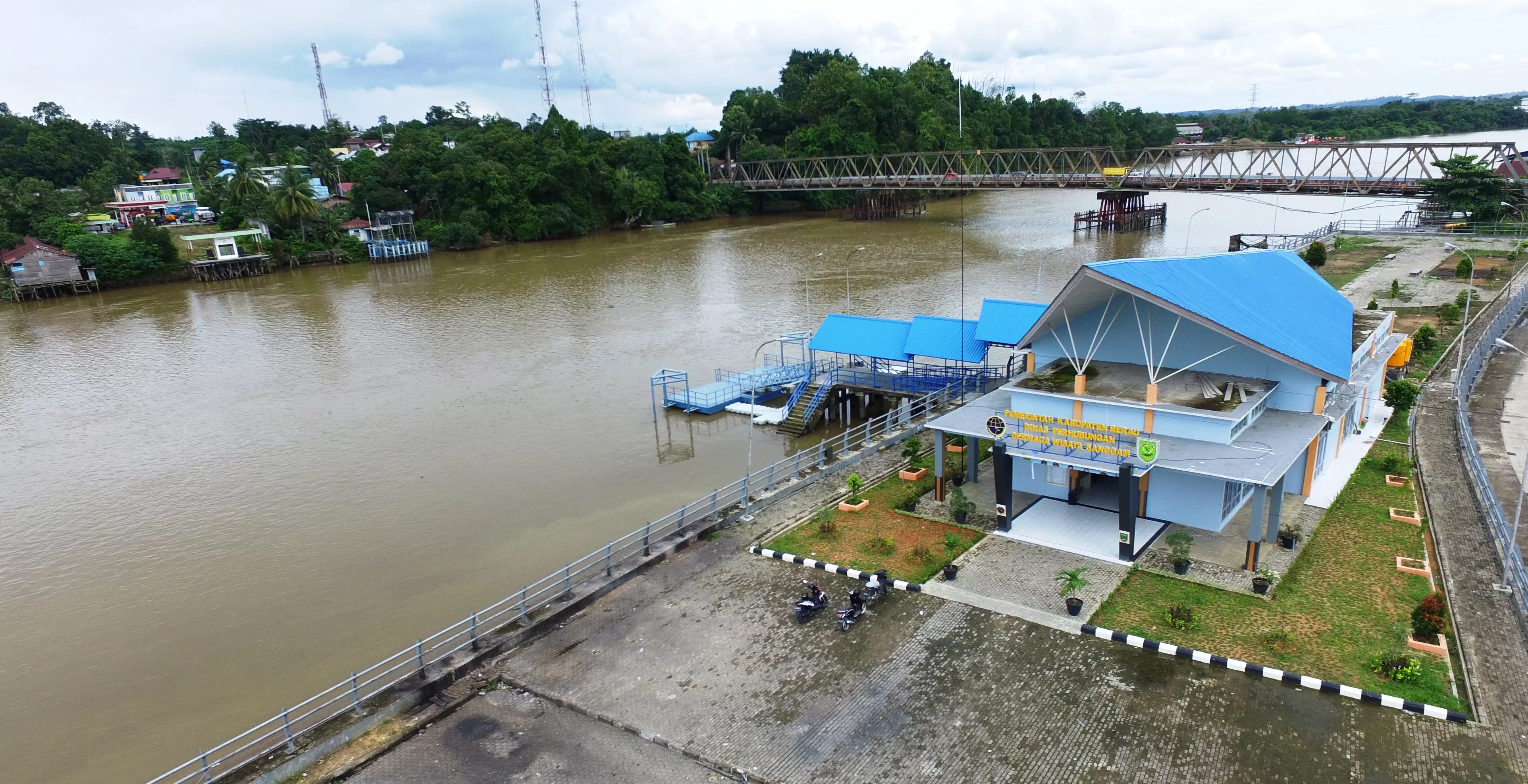 SEPI: Aktivitas Dermaga Wisata Sanggam nampak sepi, bahkan tidak ada speedboat yang sandar di dermaga yang telah diresmikan sejak beberapa pekan lalu itu.