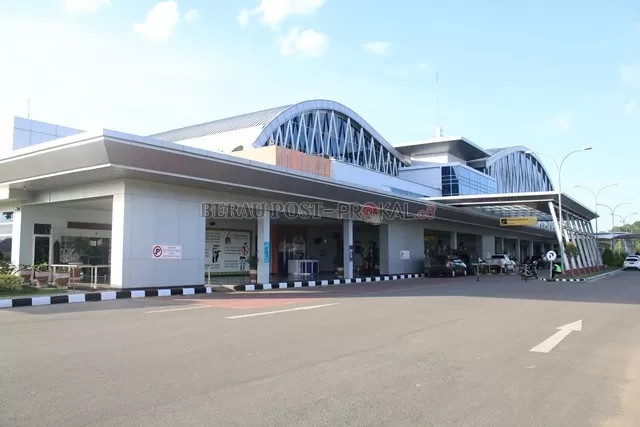 BANDARA KALIMARAU: Pengelola UPBU Kalimarau memastikan tak melarang bus memasuki area bandara.