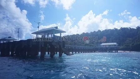 TAK LAGI NGANGGUR: Pelabuhan Tanjung Siku Maratua akan difungsikan sebagai tempat sandar Boat Executive BMJ 03.