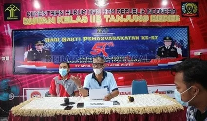 REMISI KEAGAMAAN: Pihak Rumah Tahanan Klas IIB Tanjung Redeb, mengusulkan 403 warga binaan untuk mendapatkan remisi Idulfitri.