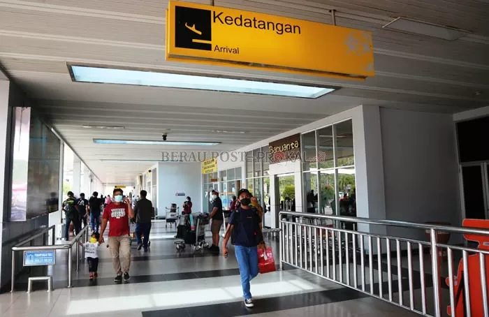TAMBAH MASKAPAI: Wings Air menjadi salah satu maskapai yang tetap melayani penerbangan ke Bandara Kalimarau di masa PPKM dalam beberapa bulan terakhir.