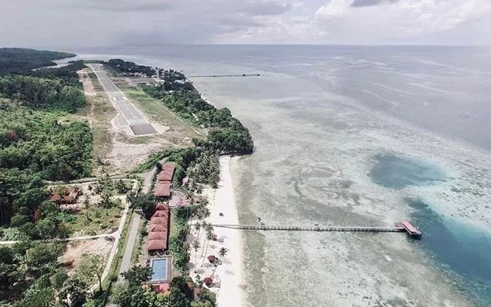 EKONOMI BIRU: Pulau Maratua merupakan salah satu pulau terluar di Indonesia, kini menjadi bagian dalam kawasan Ekonomi Biru.