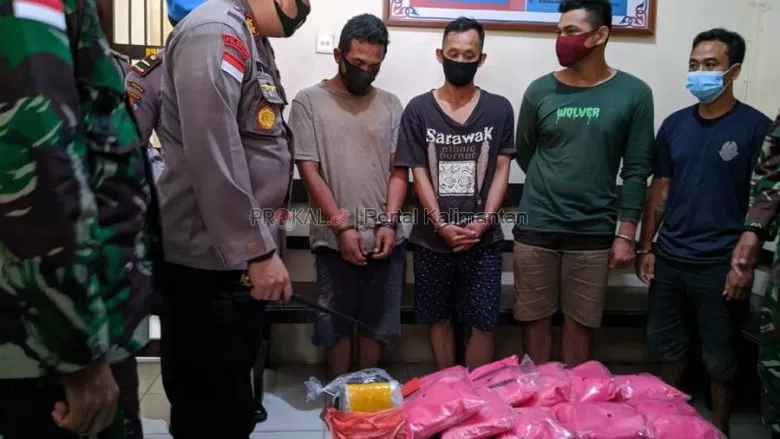 DISITA: Sabu seberat 12 kilogram diamankan TNI-Polri di Sekayam, Sanggau, Senin sore (29/9). SUGENG/PONTIANAKPOST