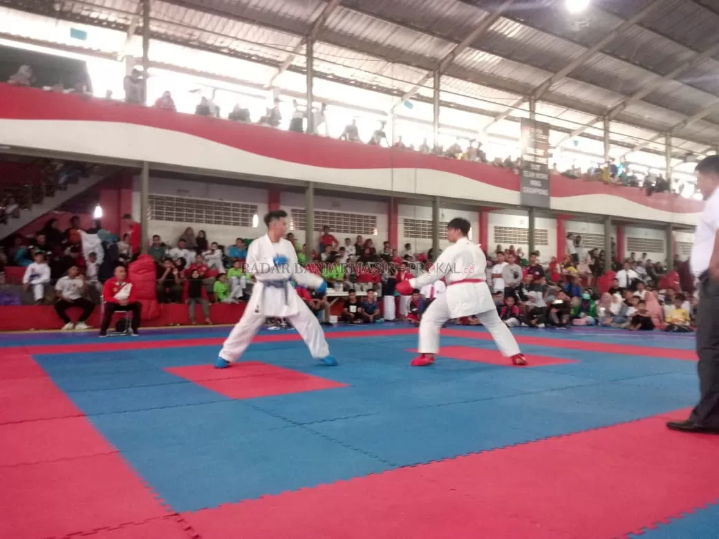 AJANG PRESTASI: Kejuaraan Karate Banjarbaru Cup I Open 2020 digelar hari ini di GOR Rudy Resnawan, Kota Banjarbaru.
