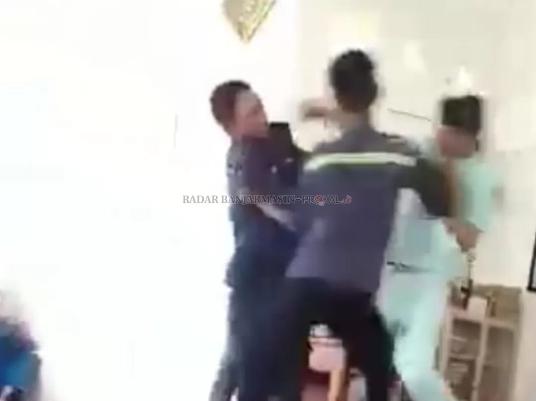 VIRAL: Video pertengkaran pelajar saat adzan berkumandang dan dalam postingan tersebut meyebut Kintap, Kabupaten Tanah Laut, Kalsel.