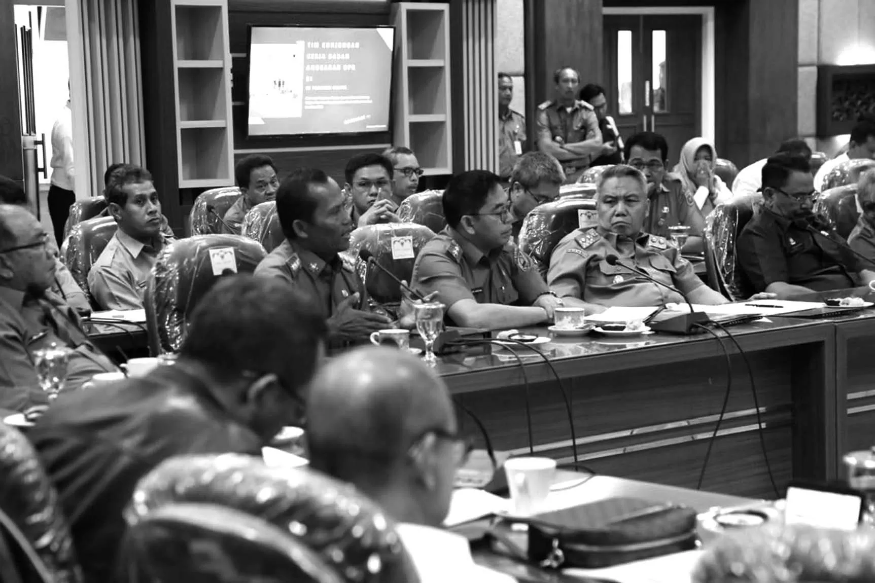HADIR: Bupati Tala Sukamta merupakan satu-satunya Kepala Daerah di Kalsel yang hadir saat kunjungan kerja Tim Badan Anggaran DPR RI ke Provinsi Kalimantan Selatan.