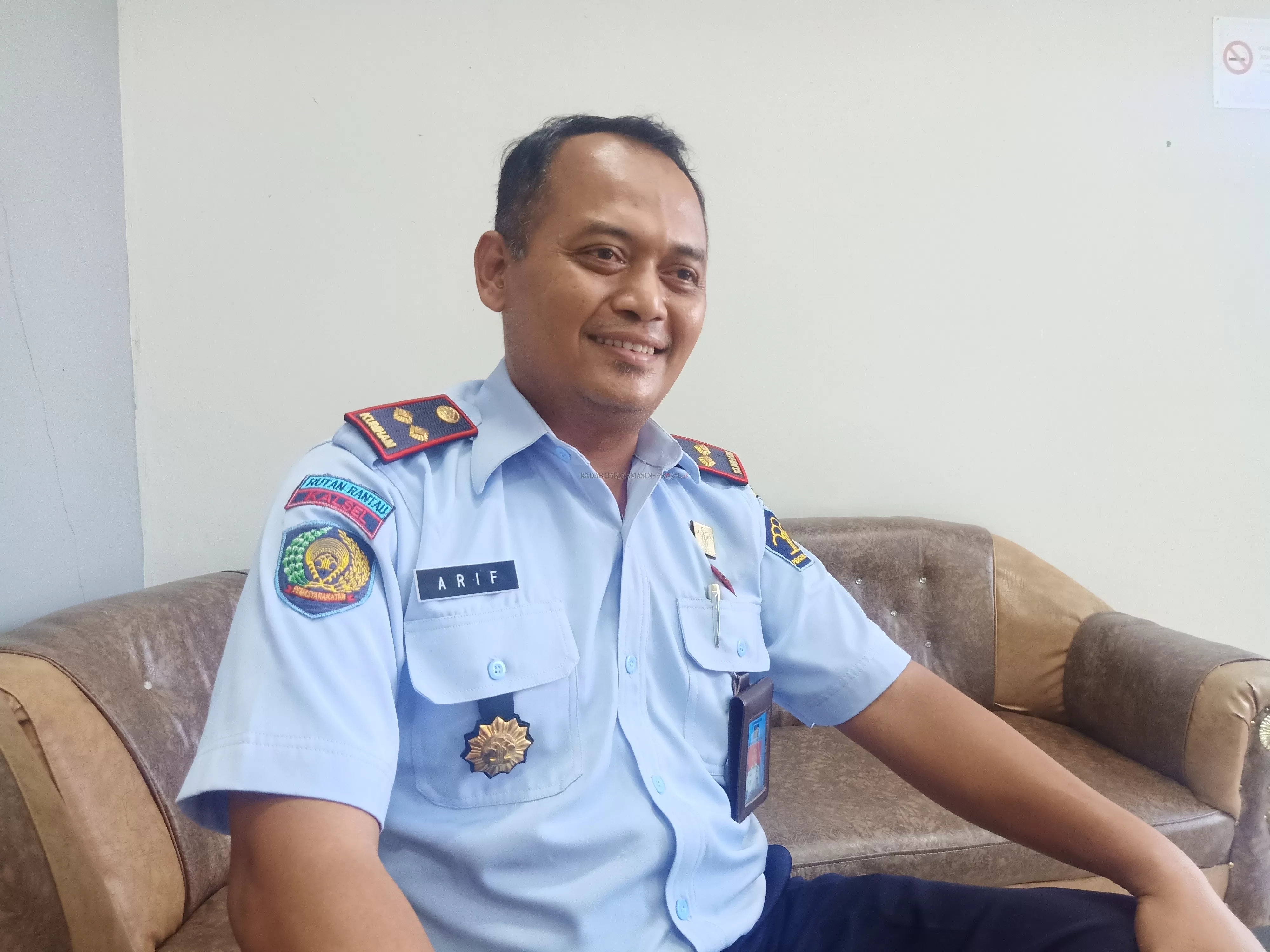 Kepala Rutan Kelas IIB Rantau, Arif Suharyono