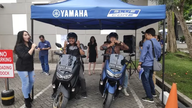 Yamaha menyiapkan tes drive All New Nmax.