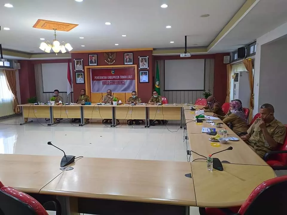 BANSOS: SKPD terkait Pemkab Tala Rakor bersama BPKP Kalsel tentang pelaksanaan Bantuan Sosial. (Diskominfo for Radar Banjarmasin)