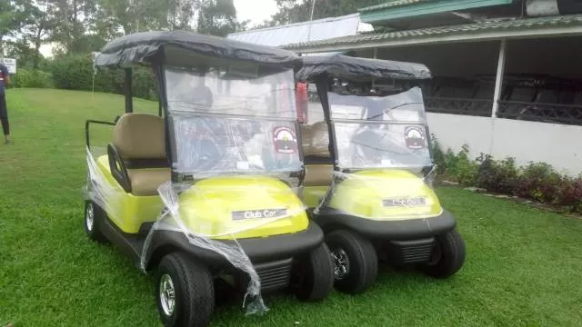 GOLF CART: Sekarang bermain golf di Swargaloka lebih mudah. Pengelola Swargaloka menyediakan golf cart untuk mengelilingi hole di sana. | Foto: Pengelola Swargaloka For Radar Banjarmasin.