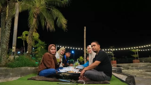 GRATIS MENGINAP: Piknik malam malam di Grand Dafam Q Hotel, gratis menginap langsung tanpa diundi. | FOTO: DAFAM FOR RADAR BANJARMASIN