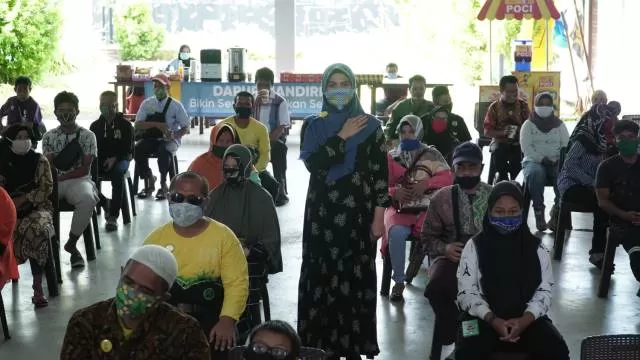 DUKUNG: Kaum Disabilitas dukung Hj Ananda pimpin Banjarmasin