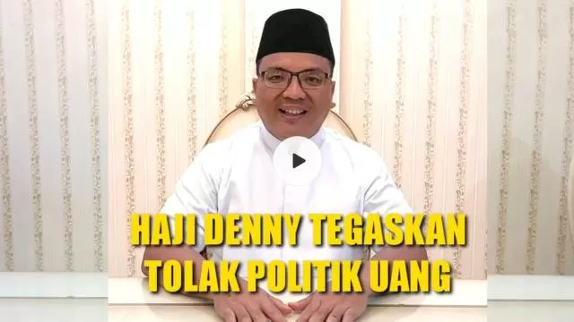 VIRAL: Denny Indrayana, salah satu kandidat Gubernur Kalsel saat berbicara di video yang kini menjadi perhatian para netizen.