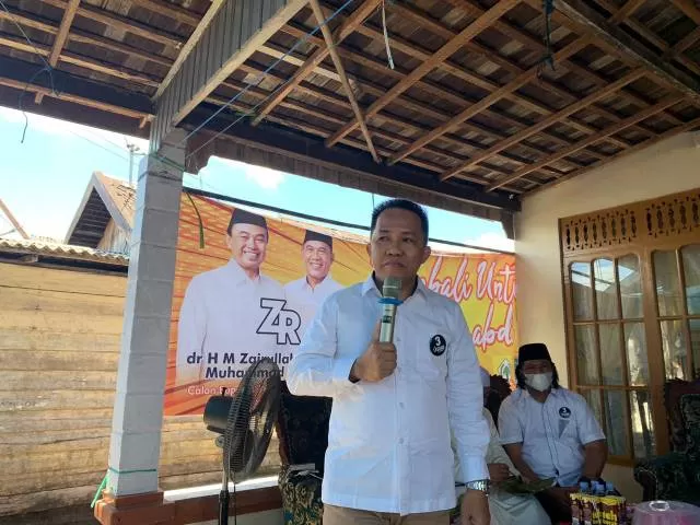 MEMBANTAH : Ketua DPD PAN Tanbu H Sudian Noor membantah menghentikan program pengobatan gratis.