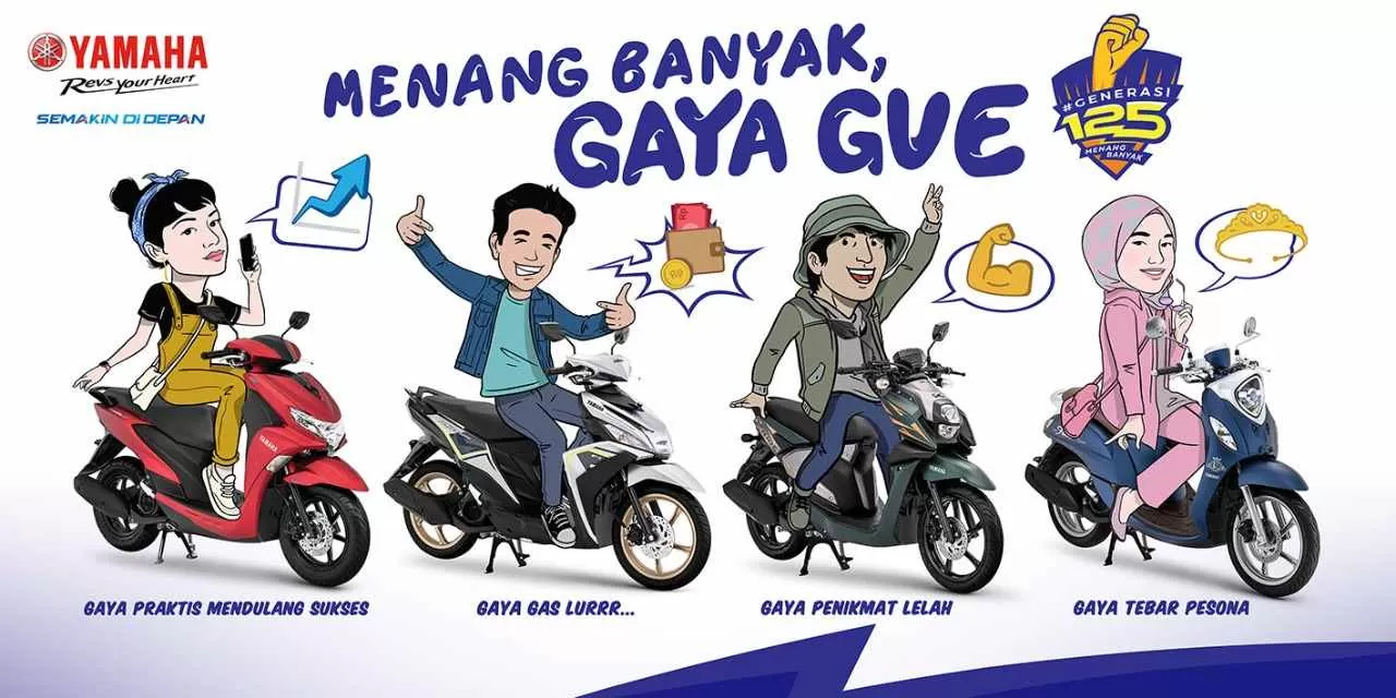 MENDOMINASI: PT Yamaha Indonesia Motor Manufacturing (YIMM) sebagai produsen yang mendominasi produk 125cc terus berinovasi untuk menghasilkan produk yang handal, irit, serta sesuai dengan karakter dan kebutuhan konsumen Indonesia.