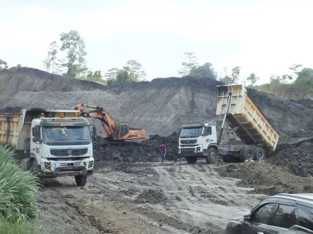 TAMBANG: Sektor pertambangan, salah satu sektor yang paling banyak menyumbang investasi untuk Kalimantan Selatan.