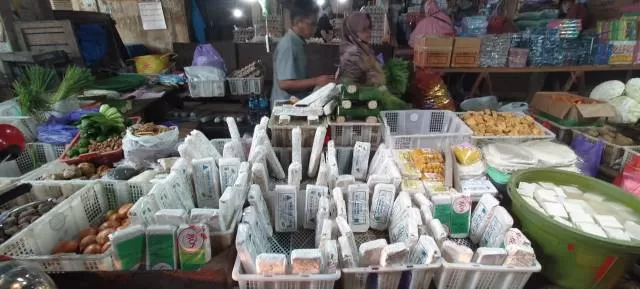 BERPELUANG: Produk pelaku UMKM di salah satu pasar di Banjarmasin