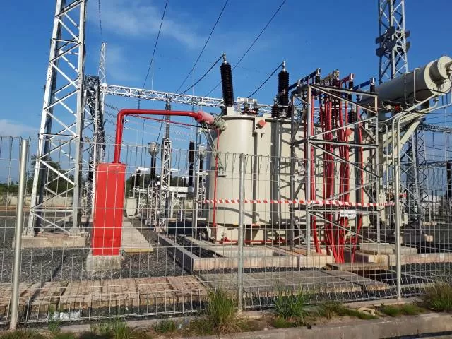 GARDU INDUK: PT PLN (Persero) Unit Induk Pembangunan Kalimantan Bagian Tengah (UIP Kalbagteng) memperkuat pasokan listrik di Provinsi Kalimantan Selatan.