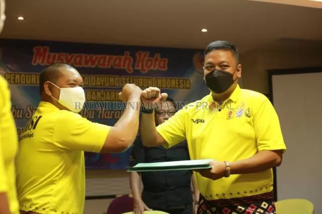 TERPILIH KEMBALI: Ketua PODSI Banjarmasin Donny Wirawan Achiyat siap menggelar kejuaraan dayung di Kota Banjarmasin.
