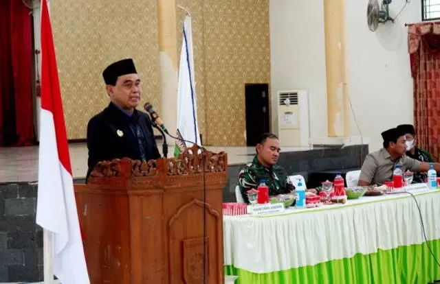 KOORDINASI: Bupati Tanbu dr HM Zairullah Azhar rencananya akan melakukan safari Ramadan ke semua kecamatan.