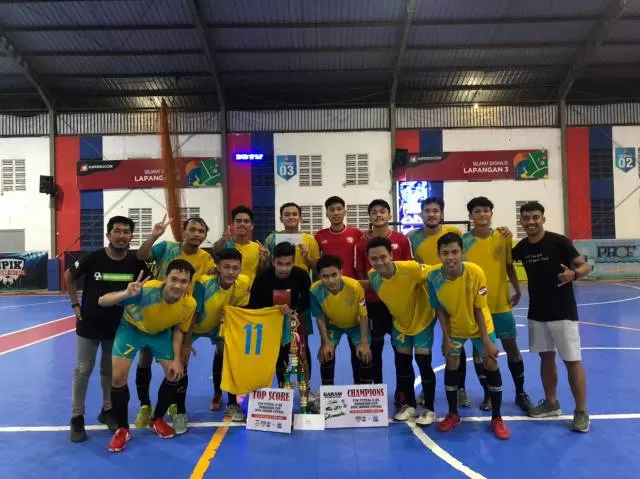 KAMPIUN: Chayo Futsal berhasil menjadi juara Fun Futsal U-25 Ramadan Cup 2020.