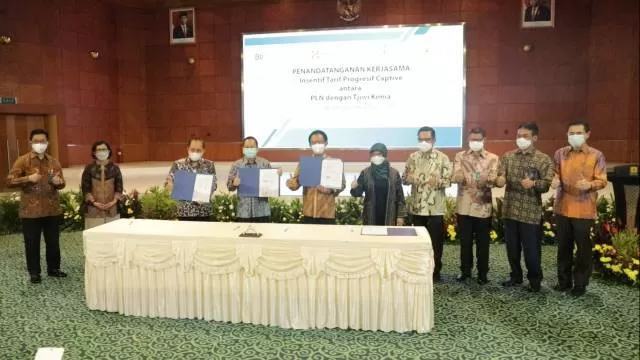 PASOKAN LISTRIK: PLN siap memasok kebutuhan listrik PT Tjiwi Kimia bagian dari Sinarmas Group yang berlokasi di Jawa Timur.