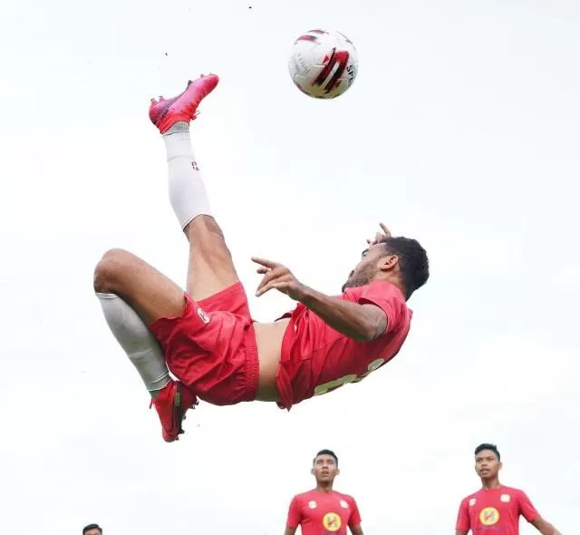 LATIHAN LAGI: Sempat menikmati libur seusai kabar penundaan Liga 1 2021, Barito Putera kembali berlatih di Yogyakarta.