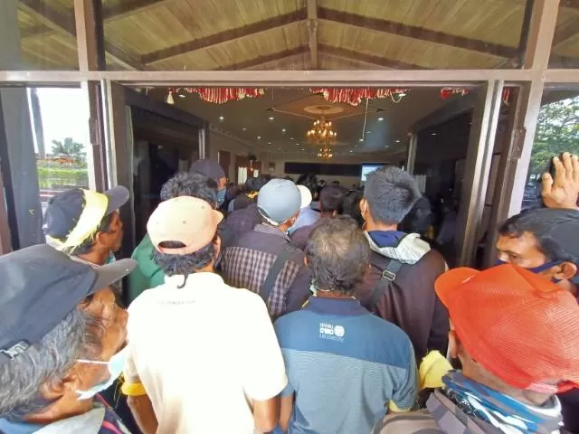 MASIH BUNTU: Mediasi sengketa lahan plasma sawit yang di tangani Tim Terpadu Penanganan Konflik Sosial Kabupaten Barito Kuala (Batola).