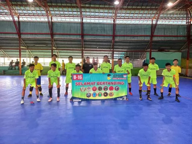 PEMUNCAK: Tim RDP Futbol Sala berhasil menjadi pemuncak klasemen sementara Liga AAFI Regional Banjarmasin 2021-2022 di pekan pertama.