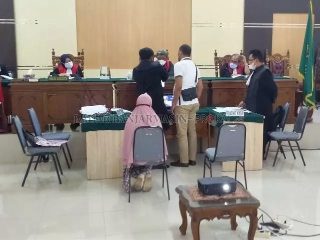 SIDANG LANJUTAN: Sidang kasus PT Travelindo Lusyna di Pengadilan Negeri (PN) Banjarmasin.