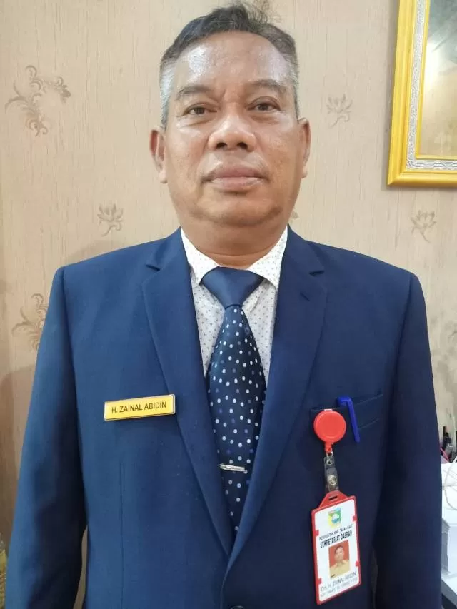 GRATIS: Kepala Dinas Pendidikan dan Kebudayaan (Disdikbud) Tanah Laut Zainal Abidin usai rapat bersama panitia pelaksana P3K.