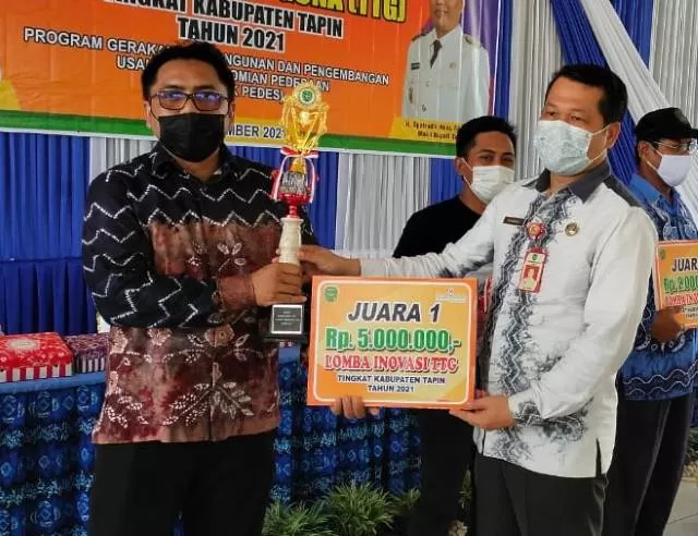 PRESTASI: Maulana Akbar dari Desa Pulau Pinang Kecamatan Binuang kembali menjadi pemenang pada lomba teknologi tepat guna (TTG) tingkat Kabupaten Tapin.