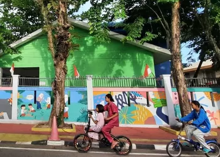 INKLUSIF: Kampung Gadang di Banjarmasin Tengah diluncurkan pemko sebagai kelurahan inklusif. | Foto: Endang Syarifuddin/Radar Banjarmasin