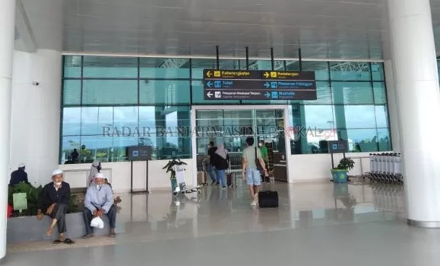 TERBANG MUDAH: Kondisi Bandara Internasional Syamsudin Noor, kemarin. | FOTO: SUTRISNO/RADAR BANJARMASIN