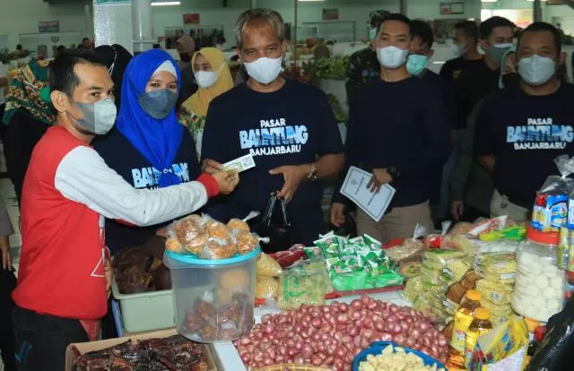 SEMARAK: Sekretaris Daerah Kota Banjarbaru, Said Abdullah menghadiri Acara “Semarak Bauntung 2021” Banjarbaru Juara sekaligus Peringatan HUT ke 50 Korpri Tahun 2021 pada Jumat (12/11).