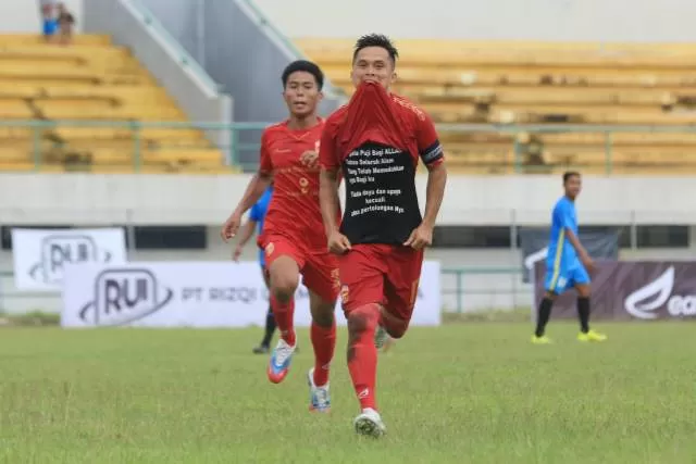 ABSEN: Bomber andalan sekaligus kapten Peseban, Syaifullah Nazar terpaksa melewatkan partai terakhir babak penyisihan grup B Liga 3 zona Kalsel menghadapi Barabai FC, hari ini.