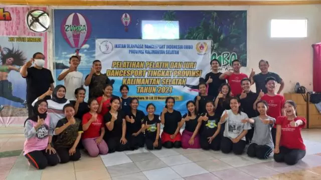 NAIK TINGKAT: IODI Kalsel menggelar pelatihan juri dan pelatih di Sanggar Senam Rara Banjarbaru