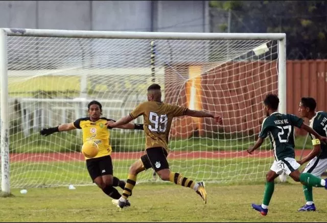 AKSINYA: Wahyu Surya Pratama memilih bermain di Liga Timor Leste setelah dilepas Barito Putera.