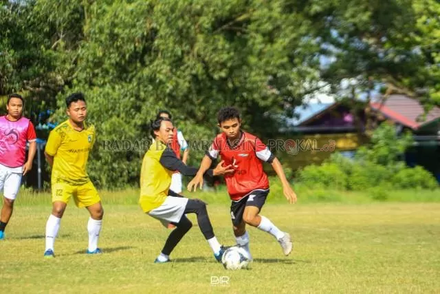 KANDANG: Lapangan Merah Kayutangi akan menjadi homebase Peseban Muda dalam kompetisi Piala Soeratin U-17 dan U-15 zona Kalsel.